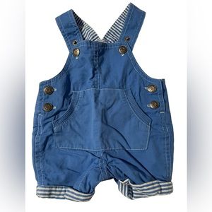 Cat & Jack Newborn baby boy short overalls